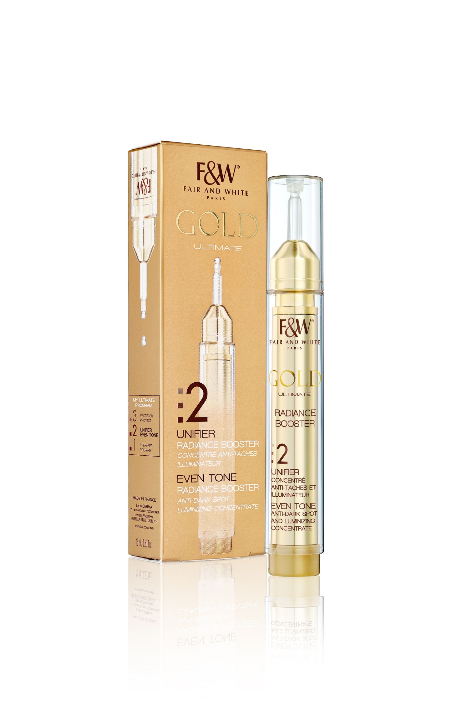Fair and White Gold Ultimate Even Tone Radiance Booster Anti-Dark Spot