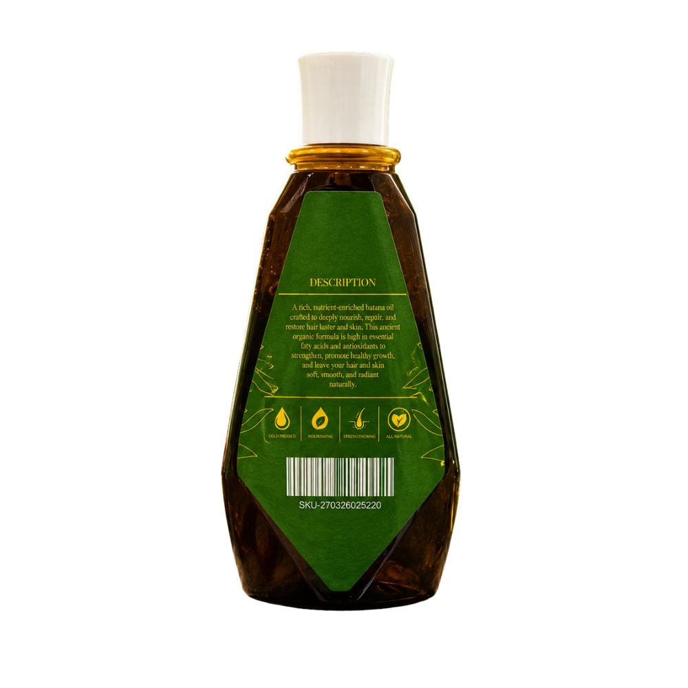 KAJ 100% Organic Batana Oil for Hair & Skin – 200ml