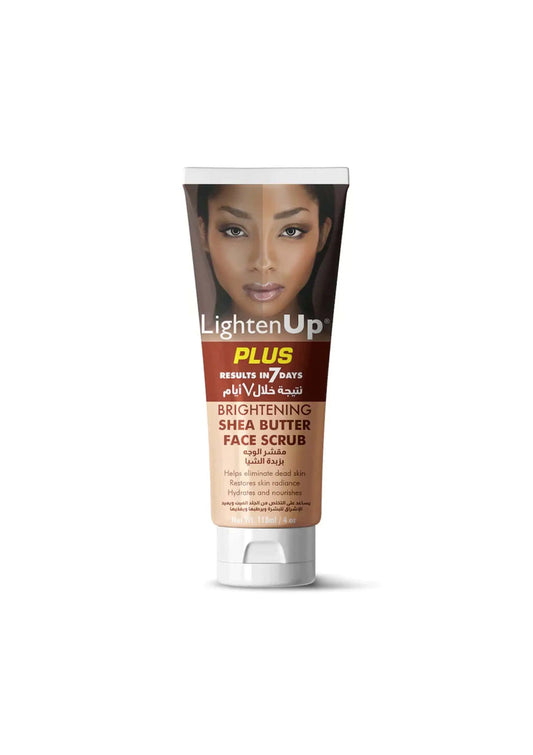 Lighten Up Plus Brightening Shea Butter Face Scrub 118m