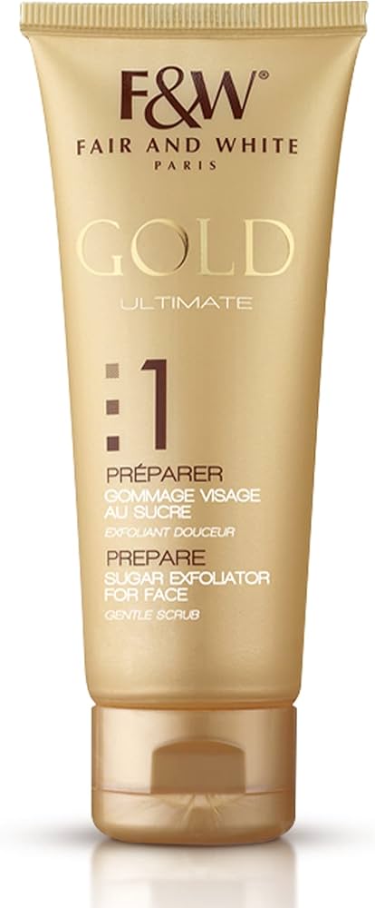 Fair and White Gold Ultimate Prepare Suger Exfoliator For Face