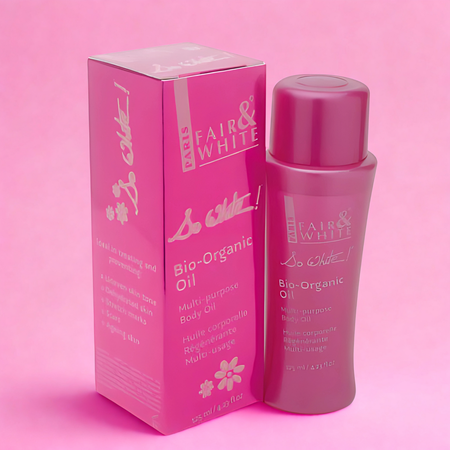 Fair and White So White Bio-Organic Oil