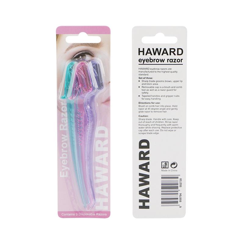 Haward Eyebrow Razor – 3 Pieces
