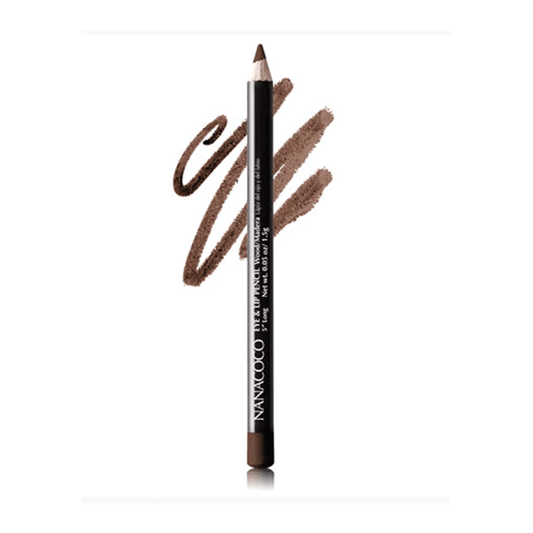 Nanacoco Wooden Eye and Lip Pencil - Dark Brown