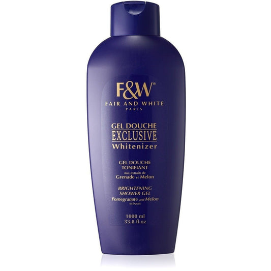 Fair and White Exclusive Brightening Shower Gel with Pomegranate and Melon Extracts - 1000ml