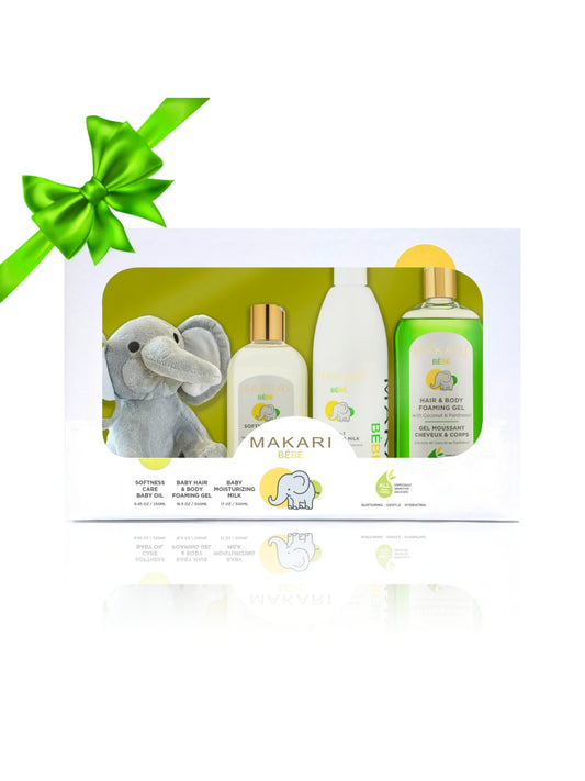 Makari Bebe Oil Milk and Foaming Gel Set