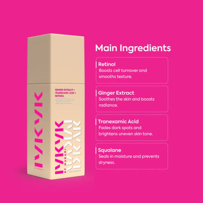 Makari IYKYK Ginger Extract + Tranexamic Acid + Retinol Body Toning Cream 400ml
