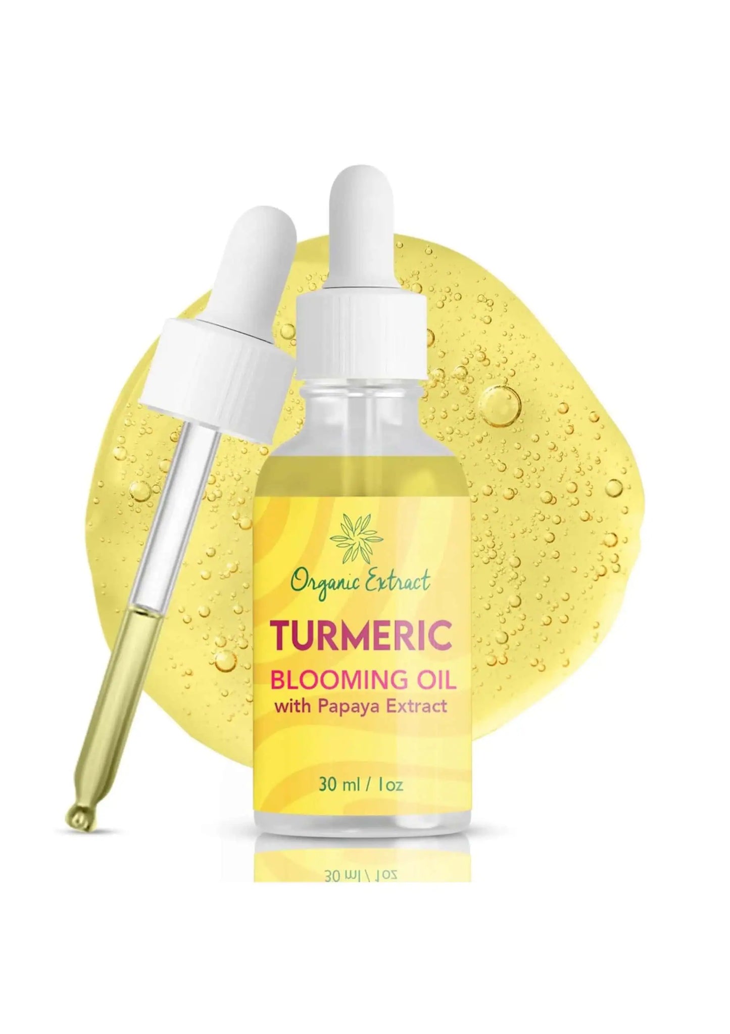 Organic Extract Turmeric Blooming Oil with Papaya Extract 30ml