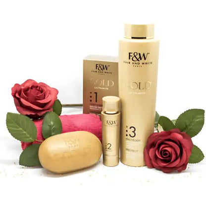 F&W Kit Radiance Gold – 3-Step Glow for Face & Body