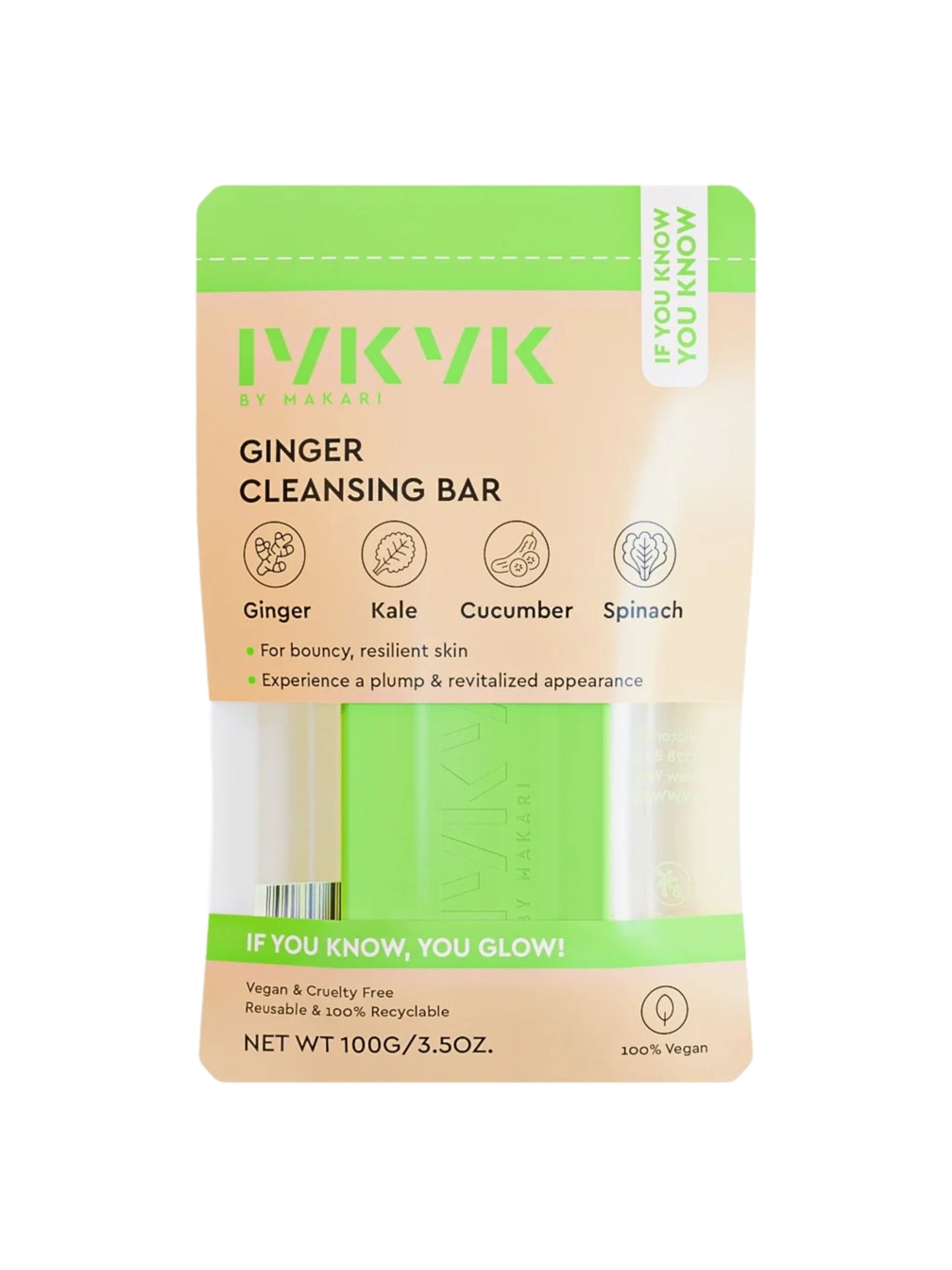 Makari IYKYK Ginger Cleansing Bar 100mg