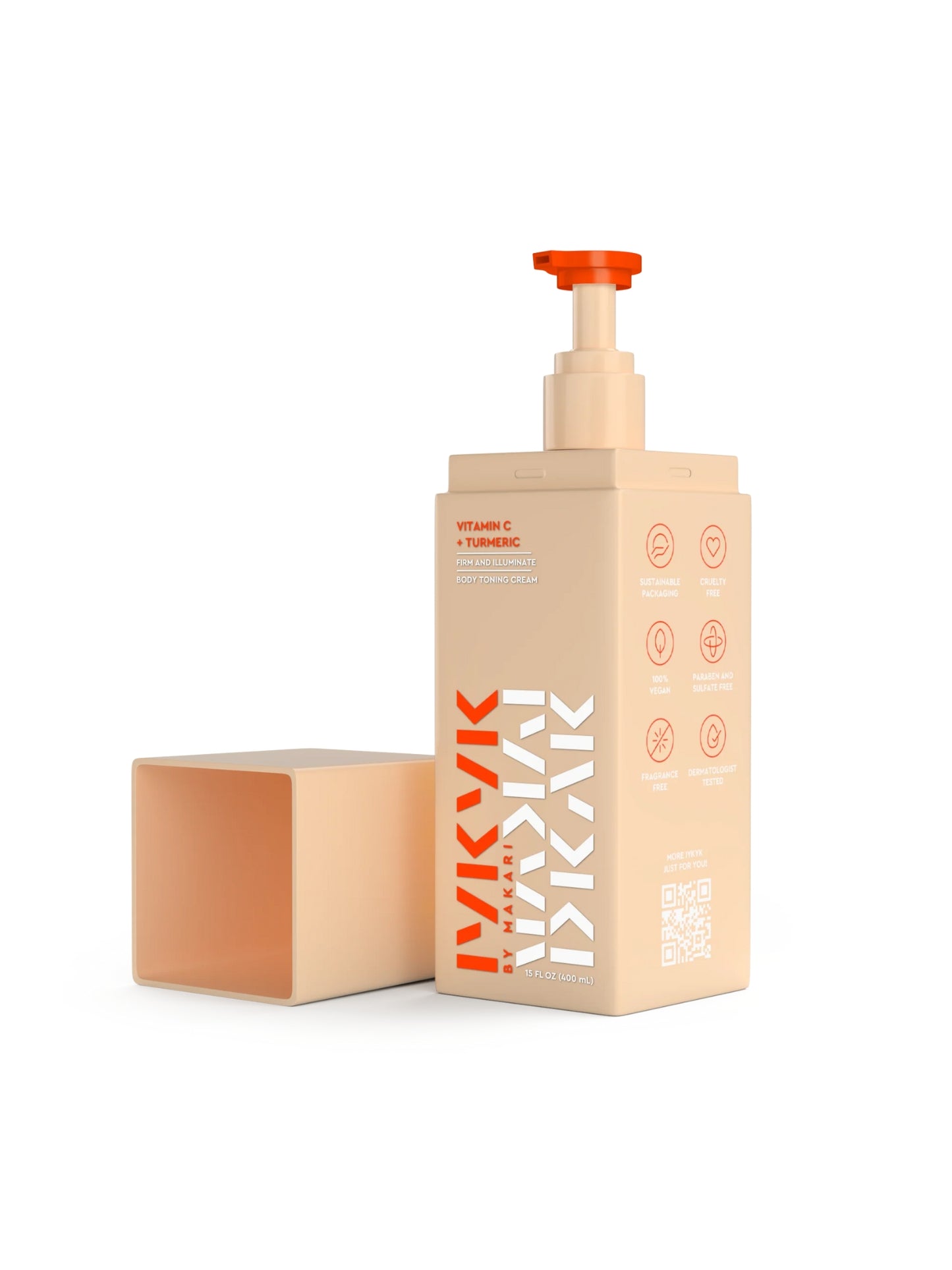 Makari IYKYK Vitamin C and Turmeric Body Toning Cream 400ml