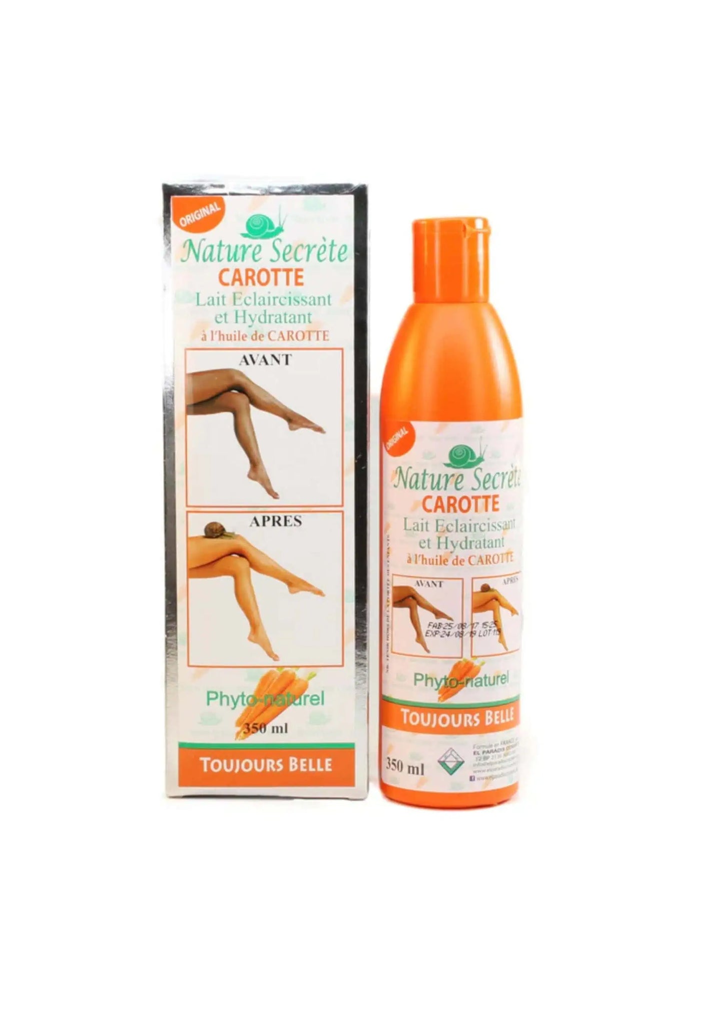 Nature Secrete Carotte Lightening Body Lotion 350ml