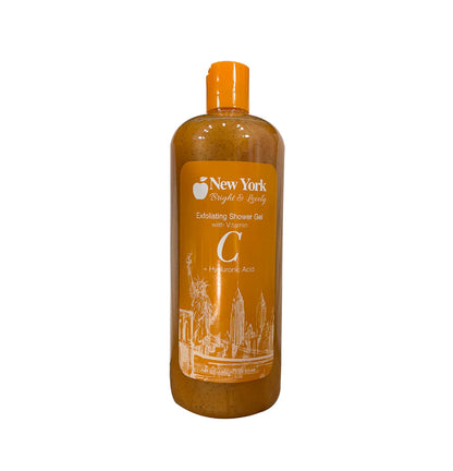 New York Bright & Lovely Exfoliating Shower Gel with Vitamin C + Hyaluronic Acid 1000ml