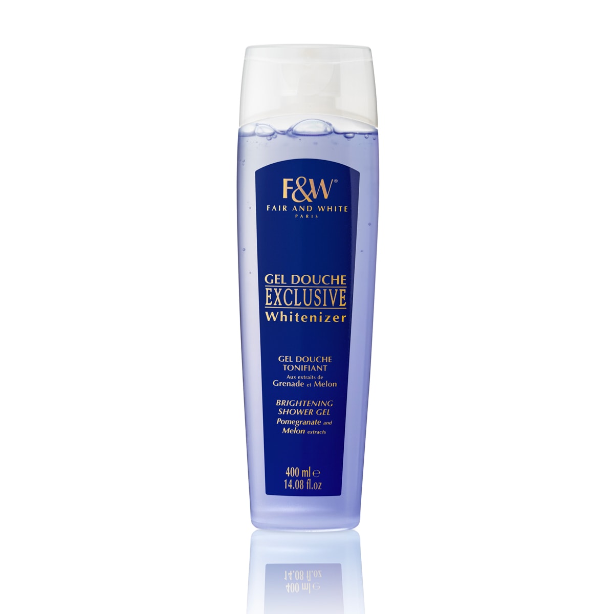 Fair and White Exclusive Brightening Shower Gel with Pomegranate and Melon Extracts - 400ml